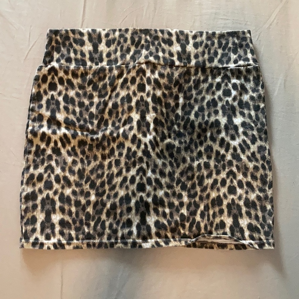 Animal Print Skirt